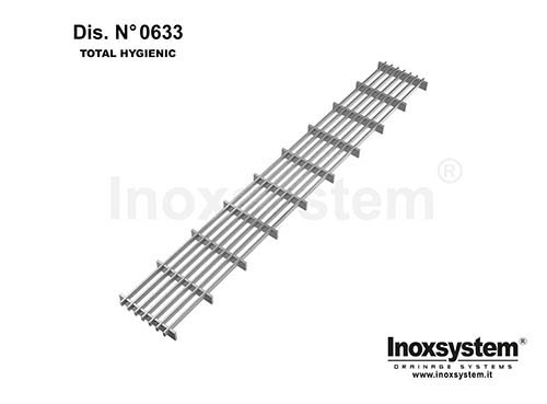 Total Hygienic multi-slot grating mesh 100x16 DWG 0633