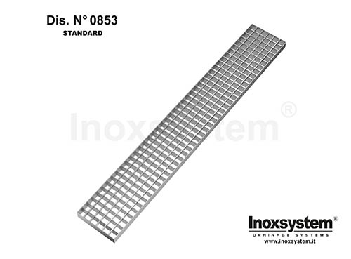 Standard gratings in stainless steel