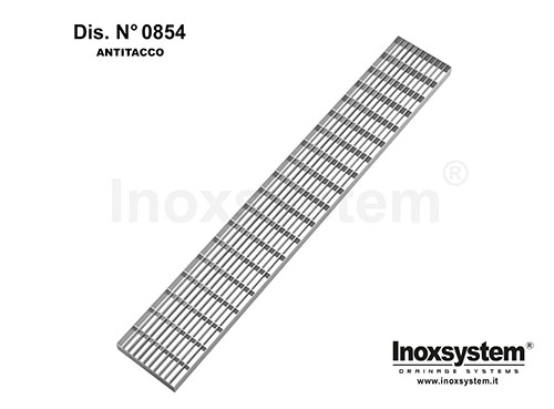 Grilles standards antitalon en acier inoxydable