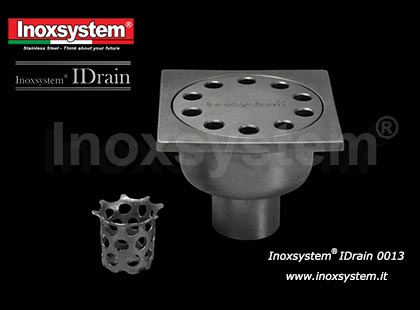 Siphon de sol entierement inspectable en acier inoxydable