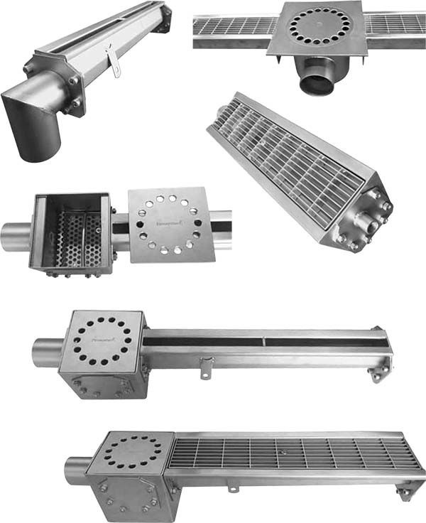 Esempi di assemblaggio canali Inoxsystem Infinity