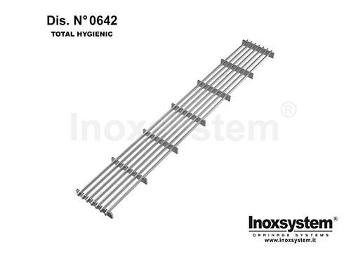 Rejillas Total Hygienic multislot antideslizante malla 160x16